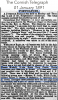 COWLS 1891 - newspaper COWLS 1891 - newspaper